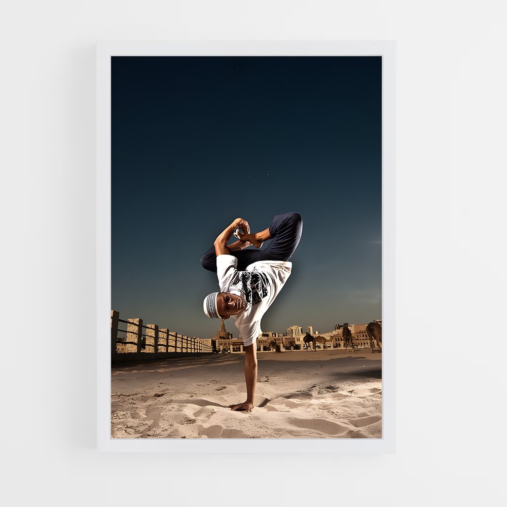 Poster Handstand sur le Sable – affiche Danse (vue 3)
